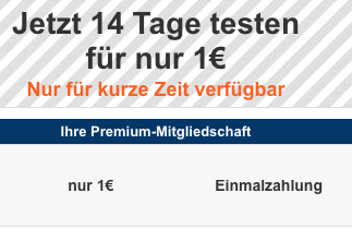 Darstellung der Schnuppermitgliedschaft bei interyard GmbH