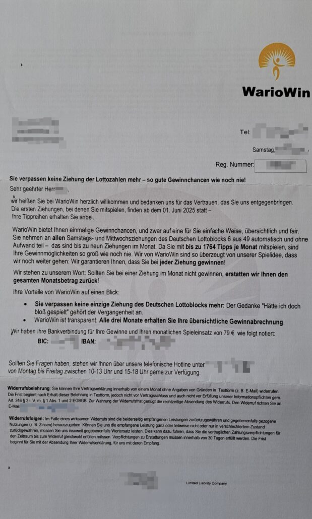 Wario-Win_Begrüßungsschreiben